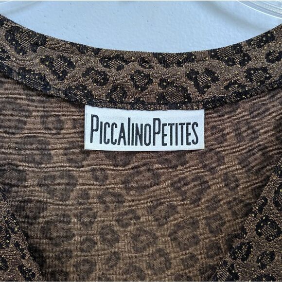 Nina Piccalino Petites Animal Print Cardigan - Picture 8 of 8